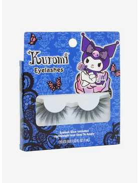 Kuromi Butterfly Wispy Faux Eyelashes, , hi-res