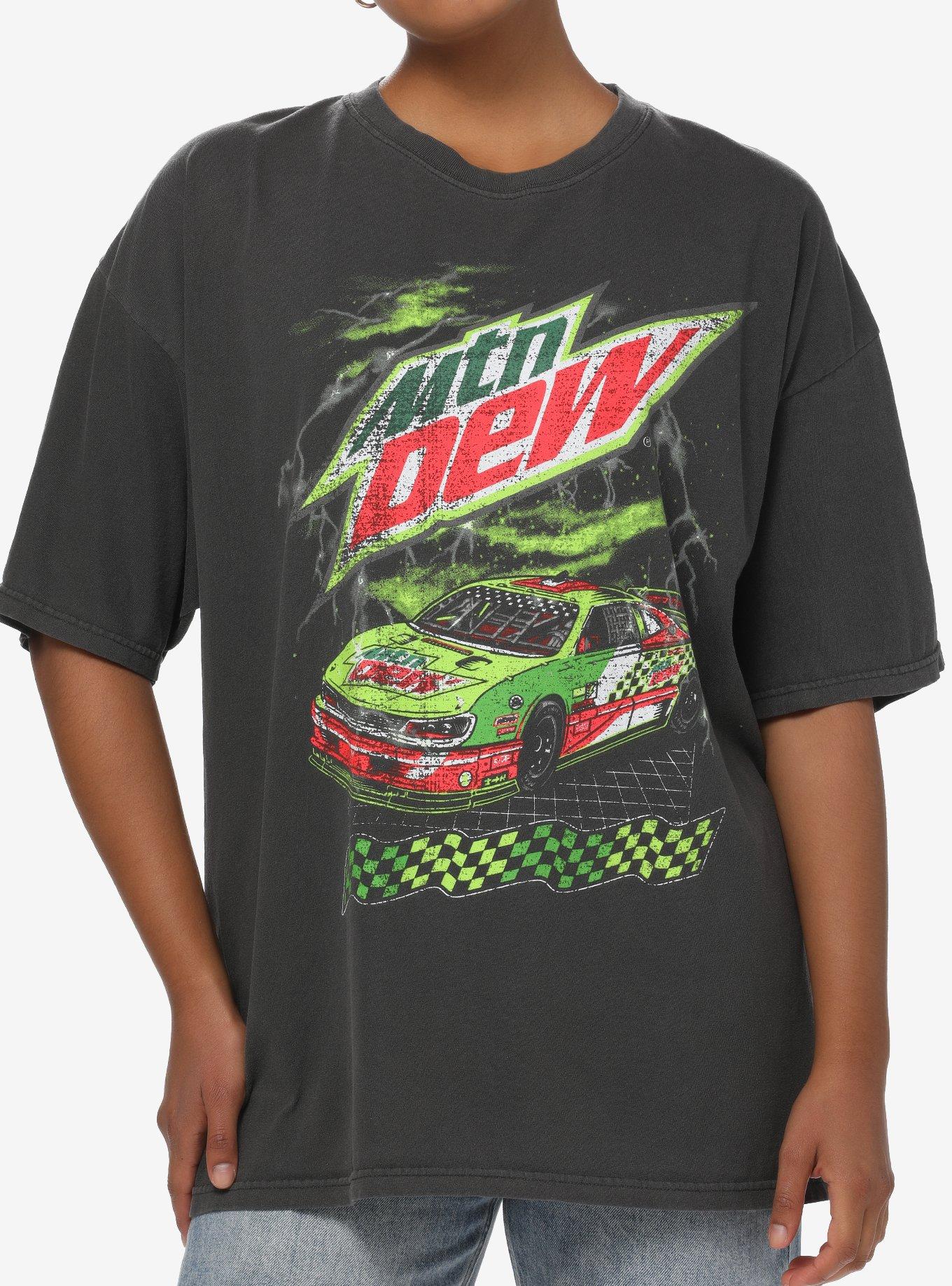 Mountain Dew Racecar Girls Oversized T-Shirt | Hot Topic