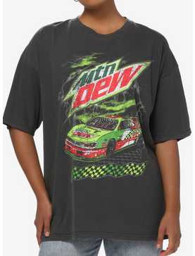 Mountain Dew Racecar Girls Oversized T-Shirt, , hi-res
