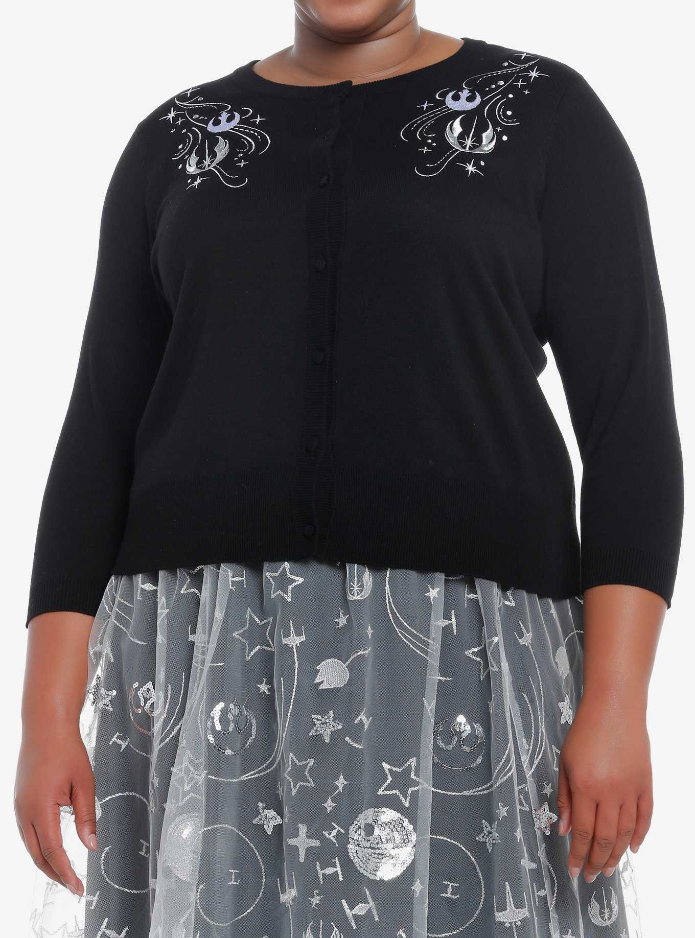 Her Universe Star Wars Retro Cardigan Plus Size Her Universe Exclusive, , hi-res