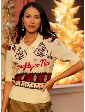 Her Universe Disney Chip 'N Dale Holiday Knit Top Her Universe Exclusive, , hi-res