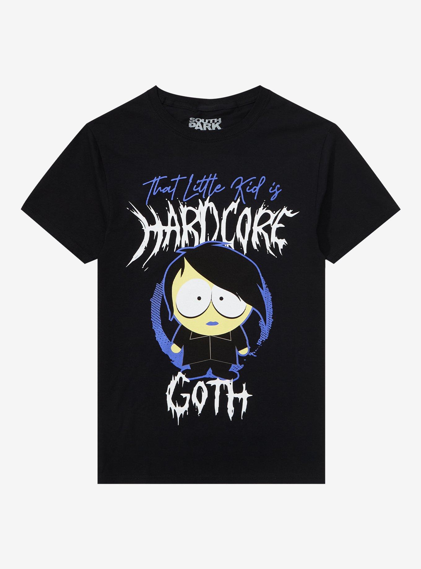 South Park Goth Kids Firkle Boyfriend Fit Girls T-Shirt, MULTI, hi-res