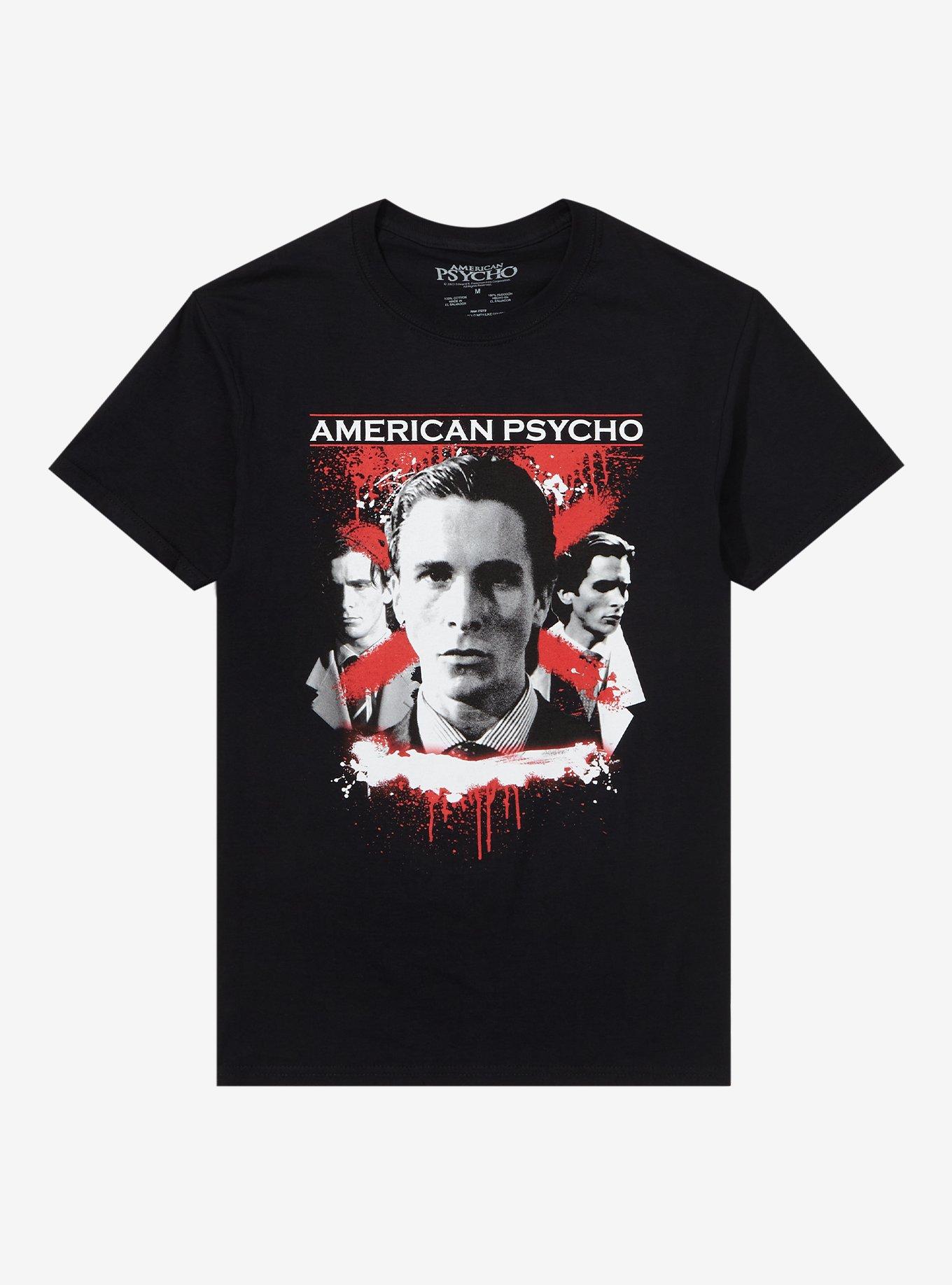 American Psycho Trio Boyfriend Fit Girls T-Shirt, MULTI, hi-res