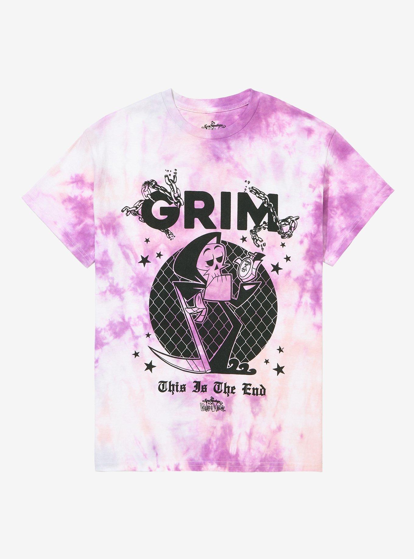 The Grim Adventures Of Billy & Mandy The End Boyfriend Fit Girls T-Shirt, BLACK, hi-res