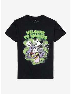 Courage The Cowardly Dog Welcome Ghost Boyfriend Fit Girls T-Shirt, , hi-res