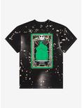 The Nightmare Before Christmas Oogie Boogie Tarot Card Splatter Boyfriend Fit Girls T-Shirt Plus Size, MULTI, hi-res