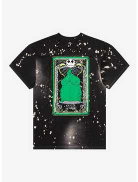 The Nightmare Before Christmas Oogie Boogie Tarot Card Splatter Boyfriend Fit Girls T-Shirt Plus Size, , hi-res