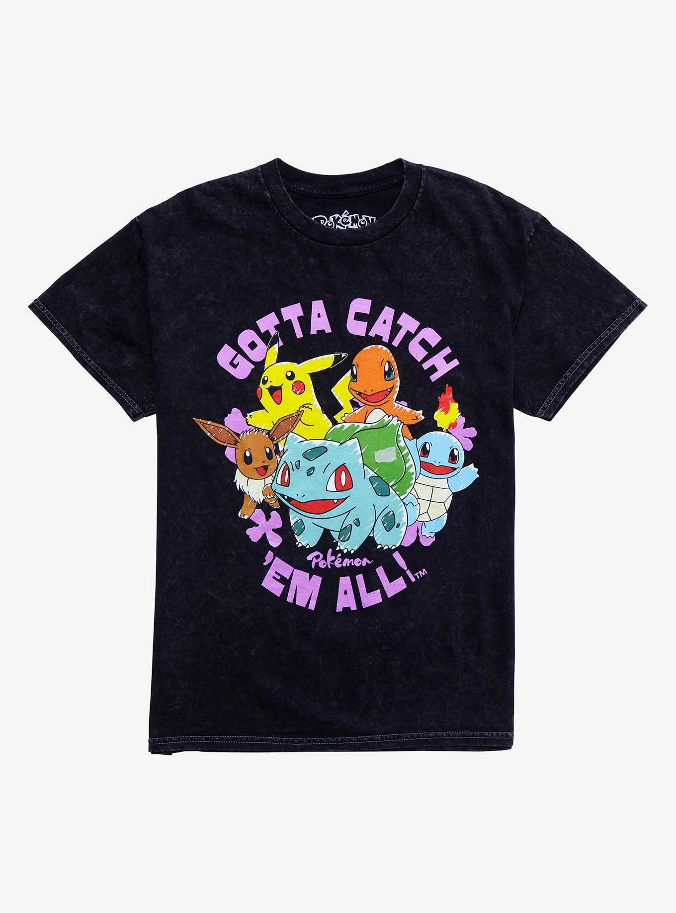 Pokemon Catch 'Em All Boyfriend Fit Girls T-Shirt, , hi-res