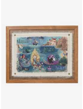 Disney The Little Mermaid Atlantica Framed Map - BoxLunch Exclusive, , hi-res