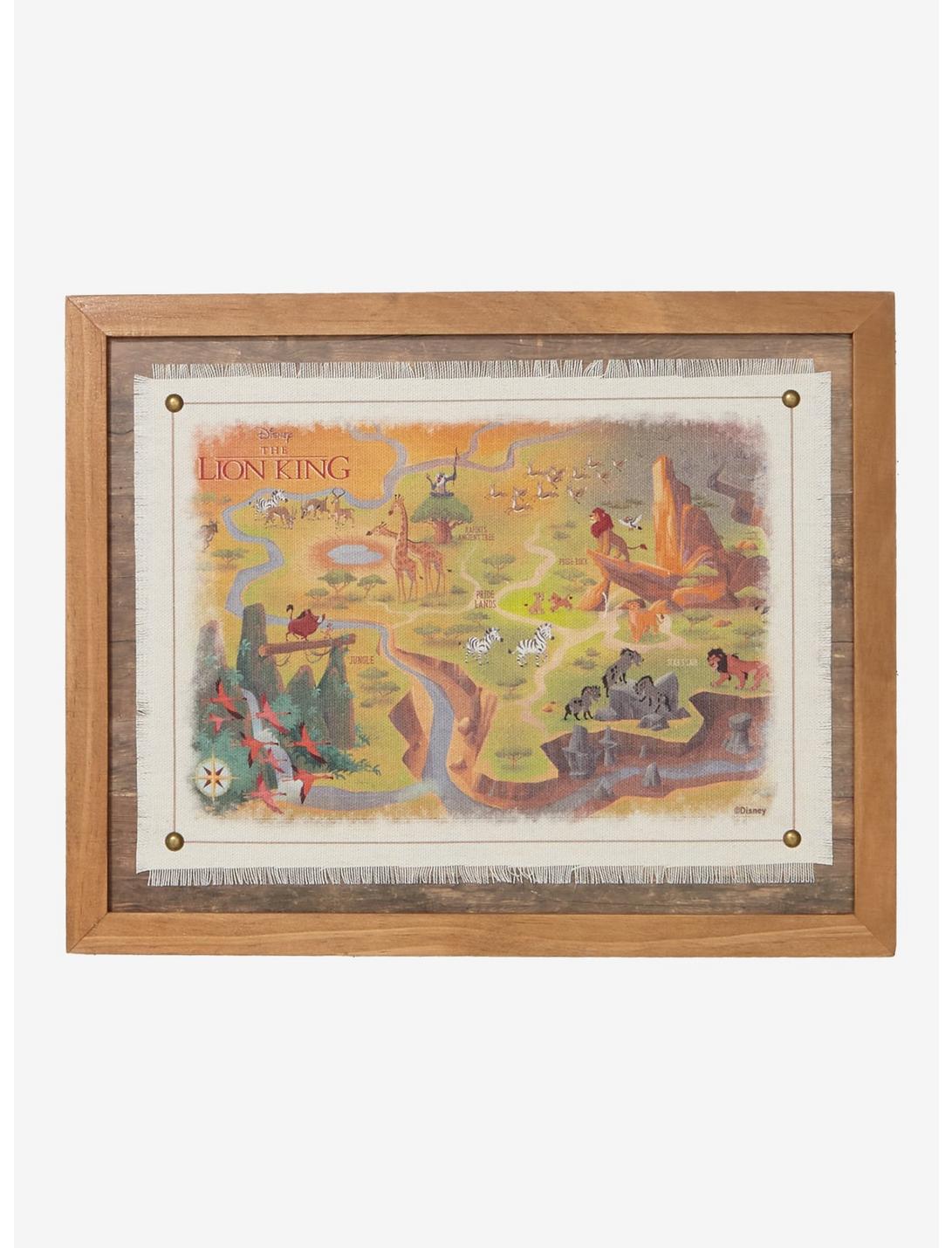 Disney The Lion King Pride Rock Framed Map - BoxLunch Exclusive, , hi-res