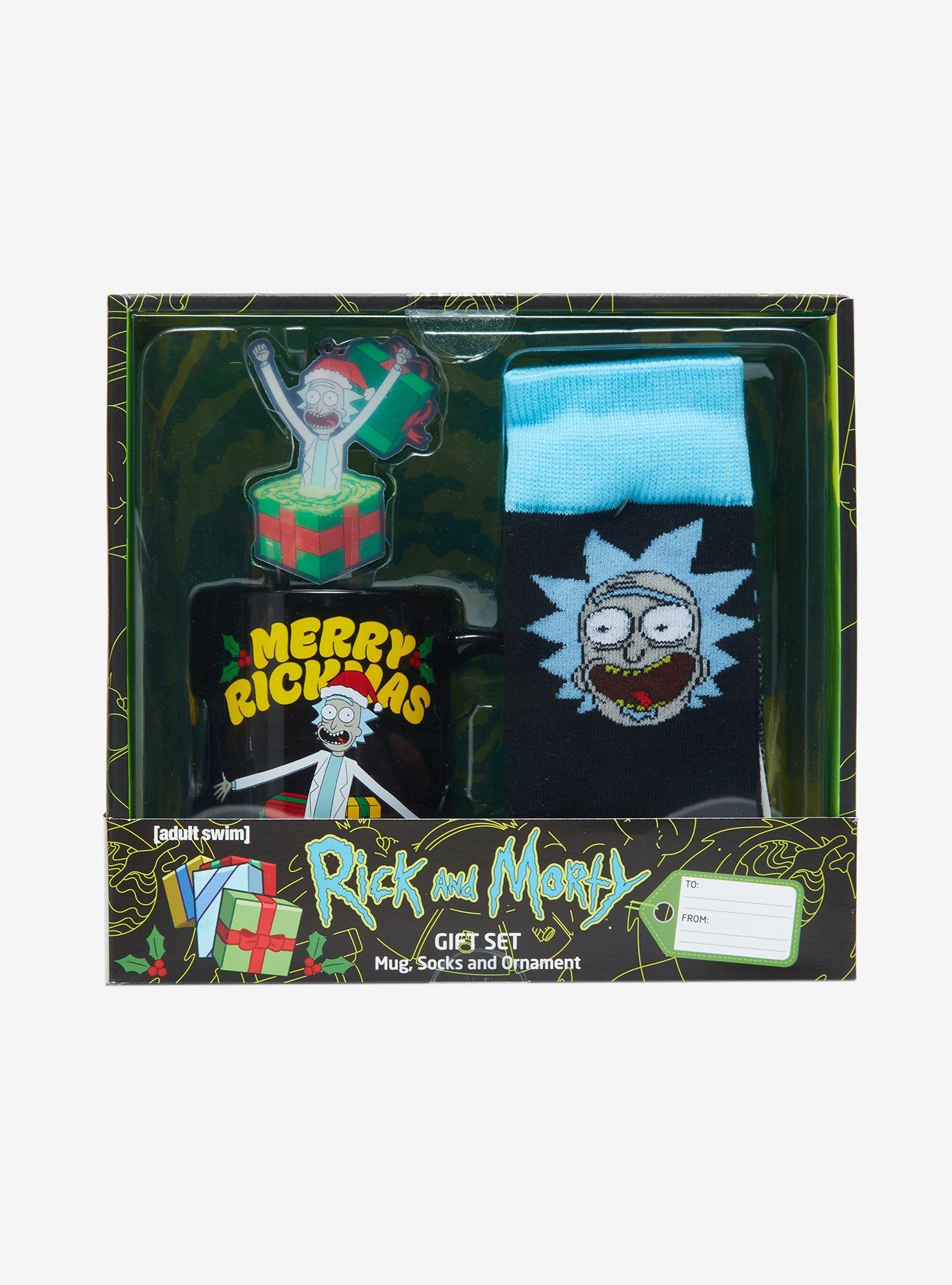 Rick and Morty Rick Mug, Socks, and Ornament Gift Set, , hi-res