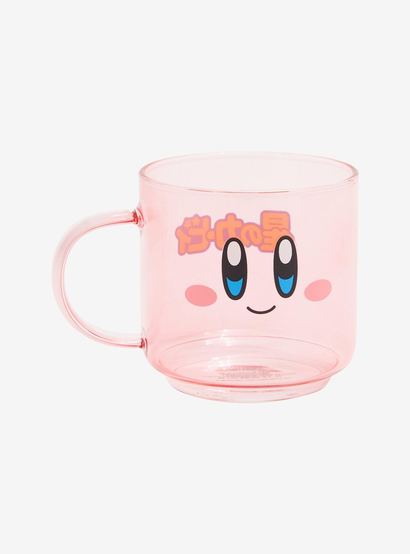 A cup of coffee in my Kirby mug is all I need ☕️💖 . Find this baby in our  shop🛍 . . . . . . . . . #kawaii #kirby #shopsmall #foryou #reel #…