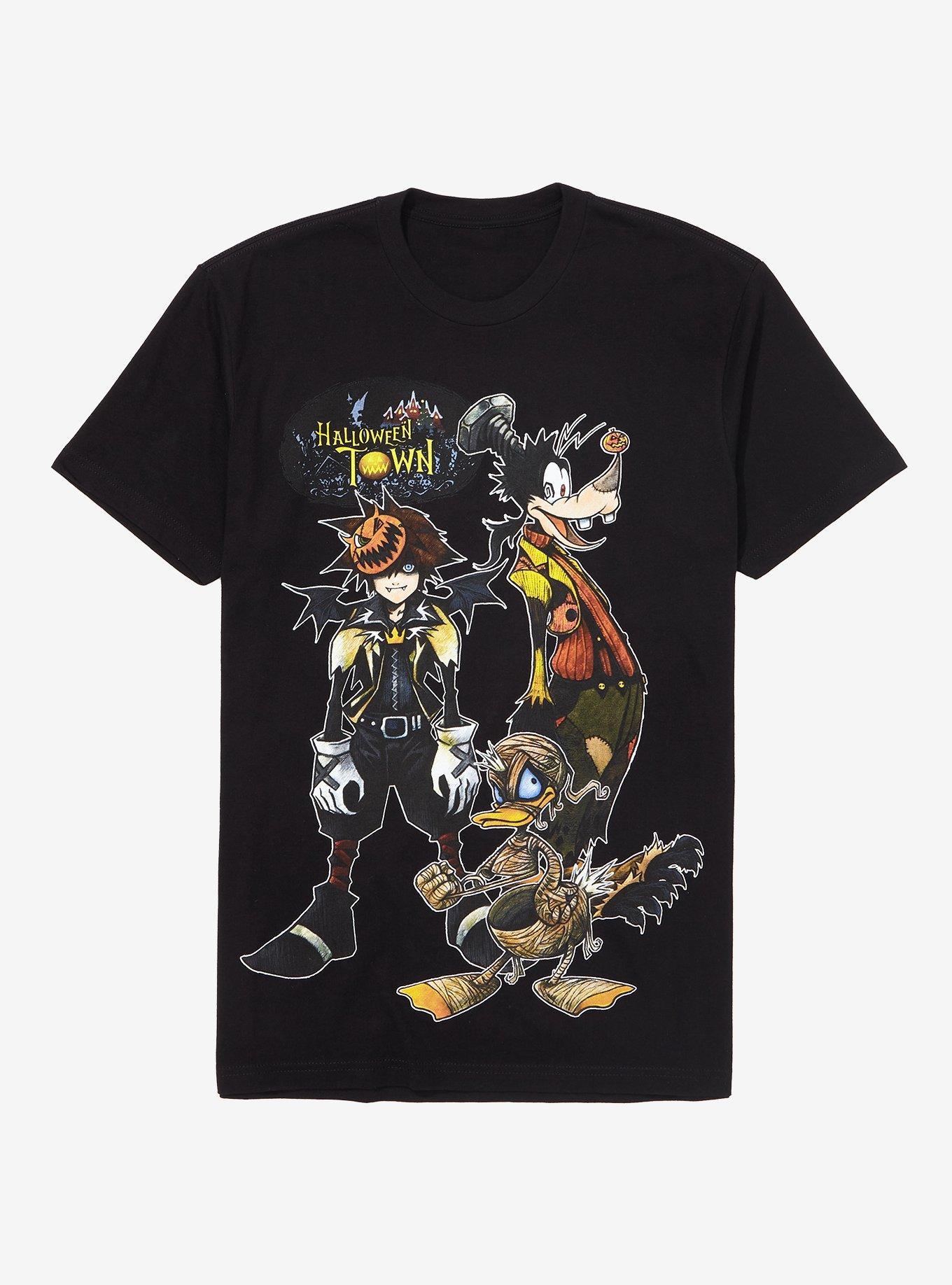 Disney Kingdom Hearts Halloween Town Boyfriend Fit Girls T