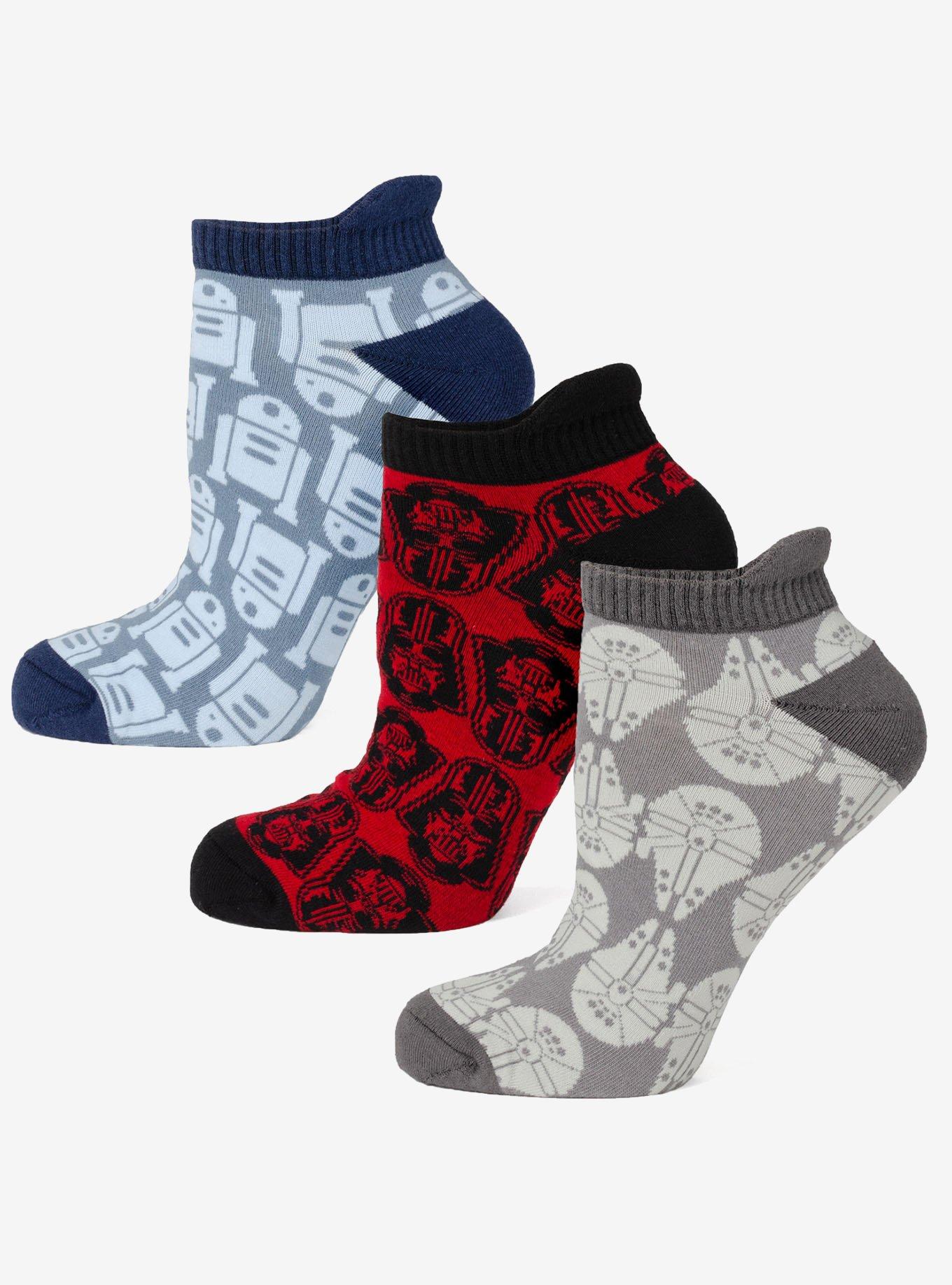 Star Wars 3-Pair Ankle Sock Gift Set, , hi-res