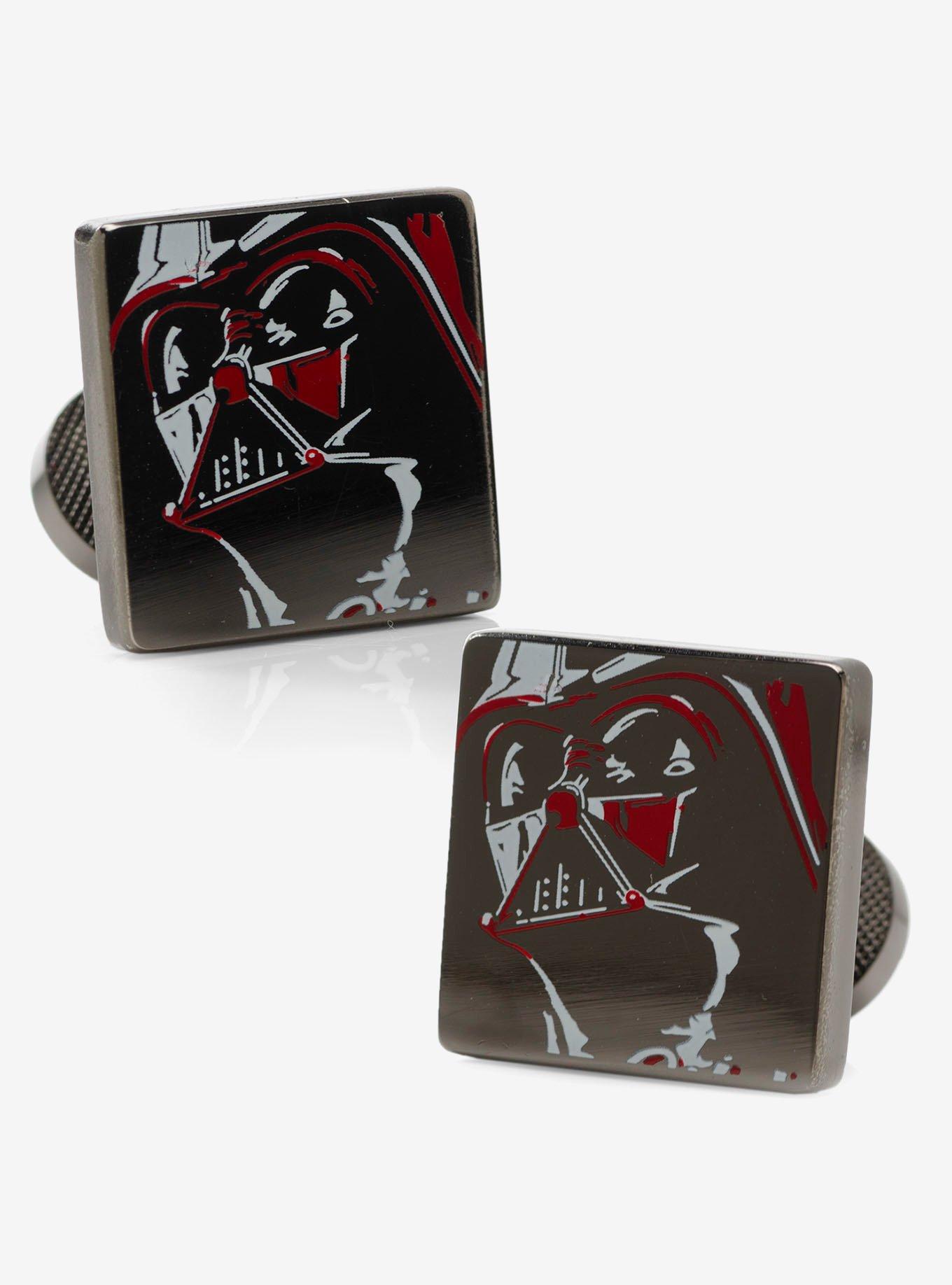 Star Wars Darth Vader Crystal Helmet Cufflinks