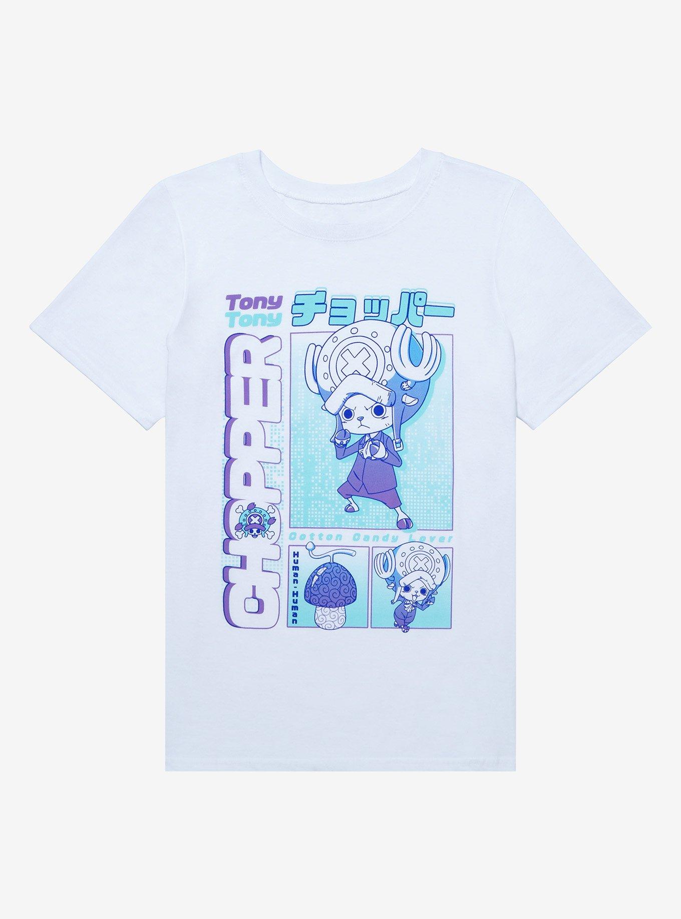 One Piece Chopper Portraits Boyfriend Fit Girls T-Shirt, MULTI, hi-res