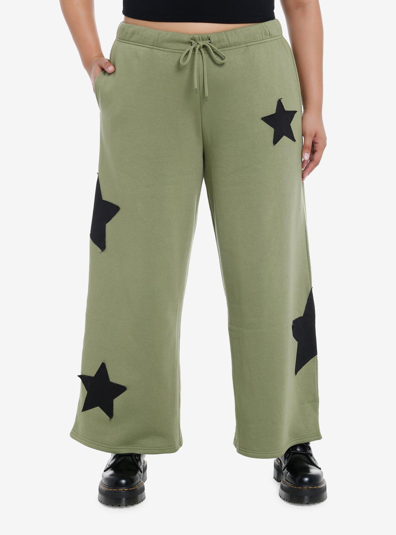 Star Patch Girls Lounge Pants Plus Size, , hi-res