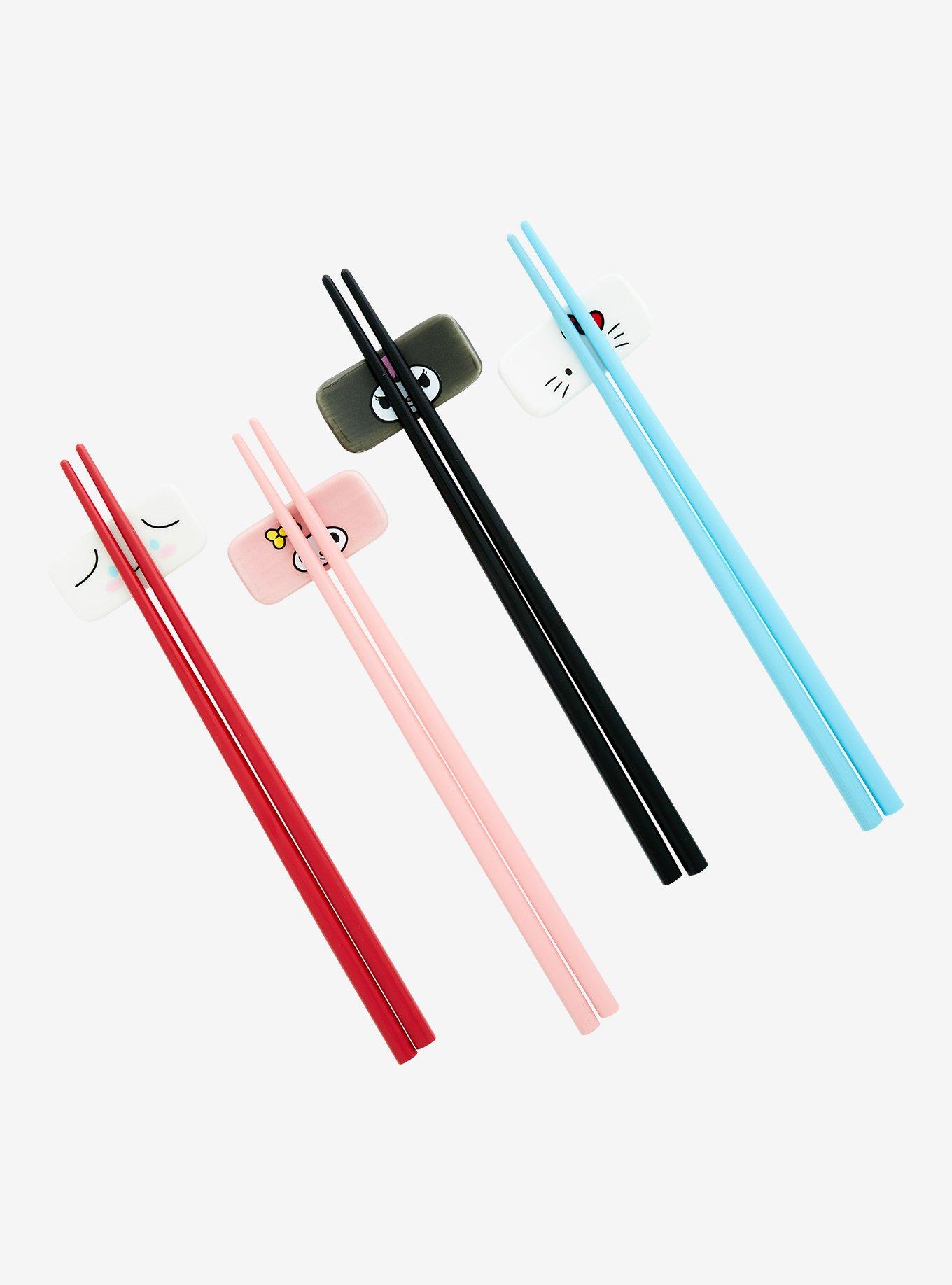 Sanrio Hello Kitty and Friends Chopsticks and Rests Set - BoxLunch Exclusive, , hi-res