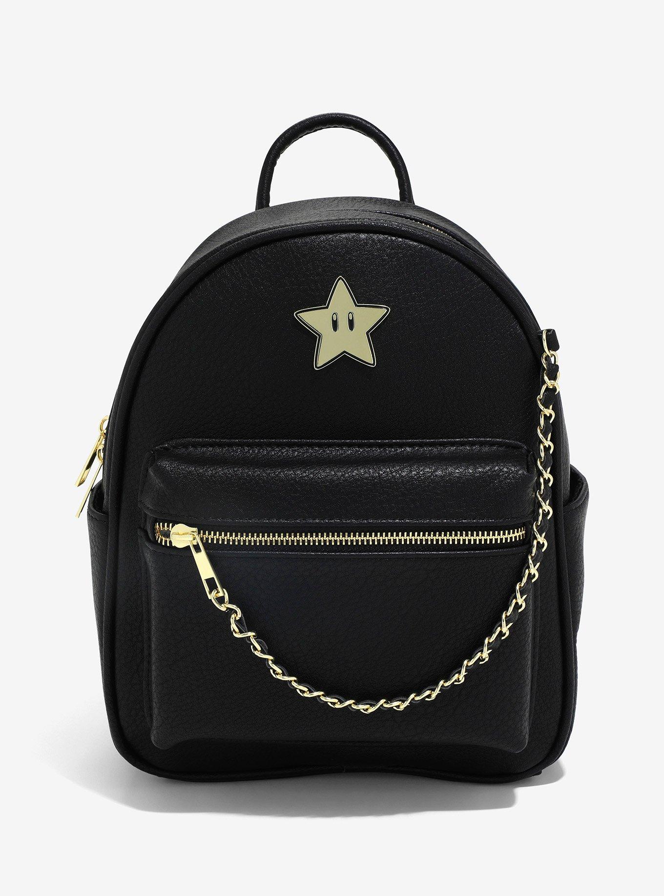 Nintendo Super Mario Black Star Mini Backpack - BoxLunch