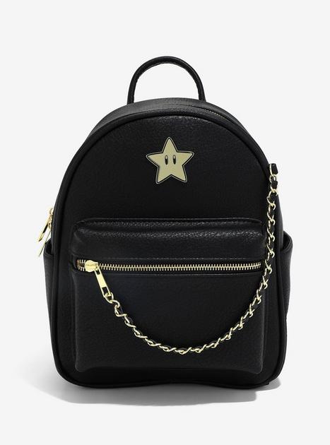 Nintendo Super Mario Black Star Mini Backpack - BoxLunch