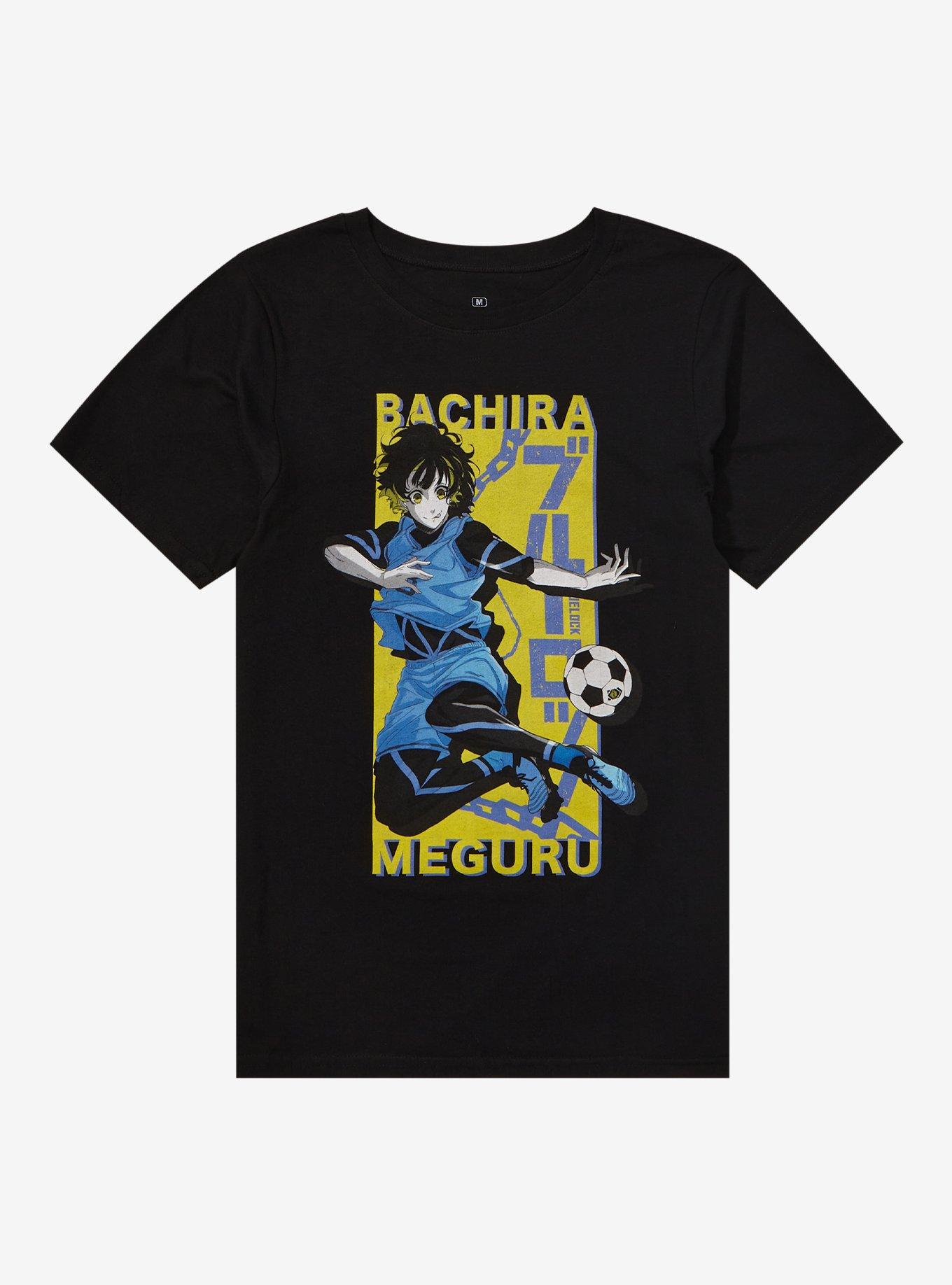 Blue Lock Bachira Meguru Panel Boyfriend Fit Girls T-Shirt, MULTI, hi-res