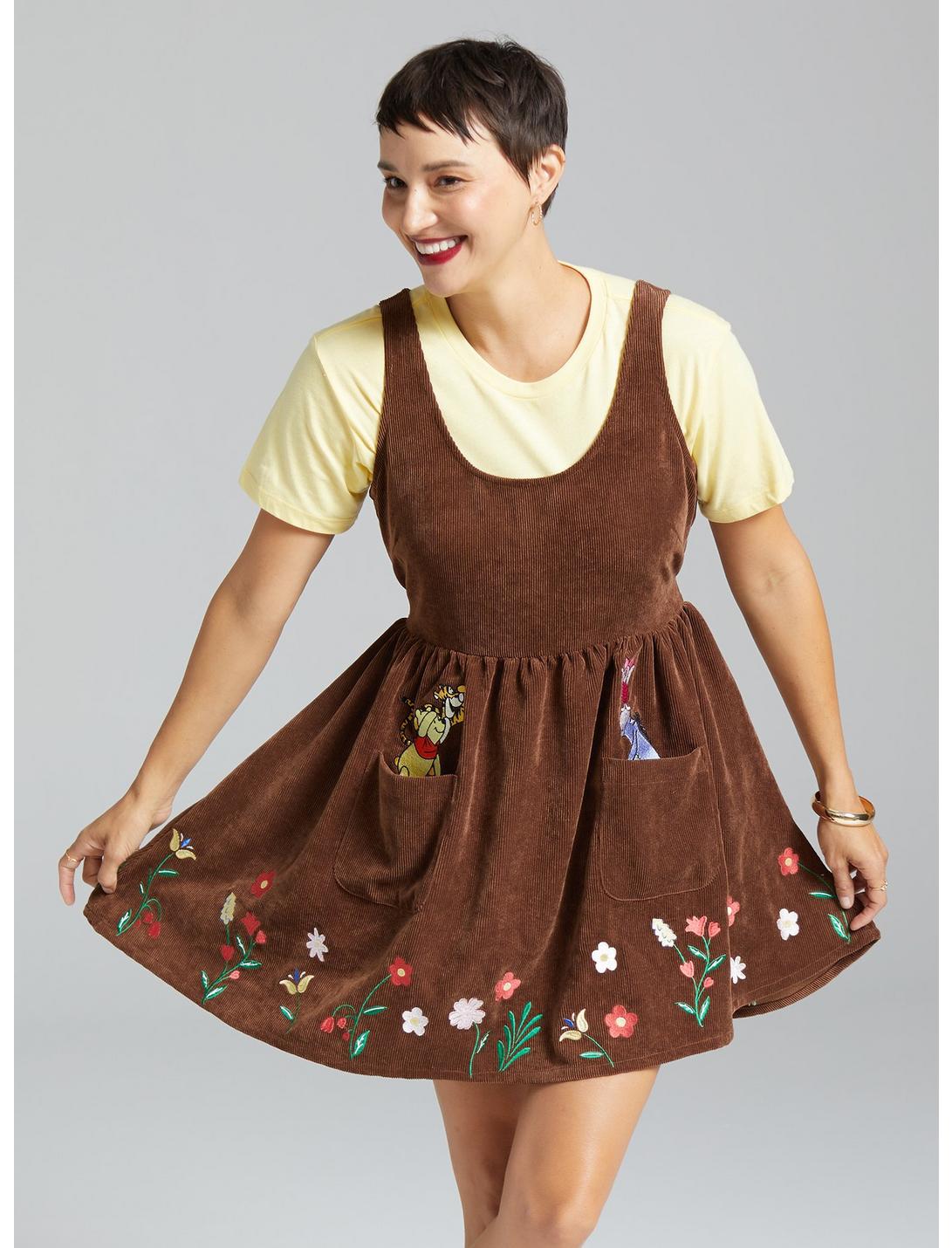 Disney Winnie the Pooh Tank Dress, CHOCOLATE BROWN, hi-res