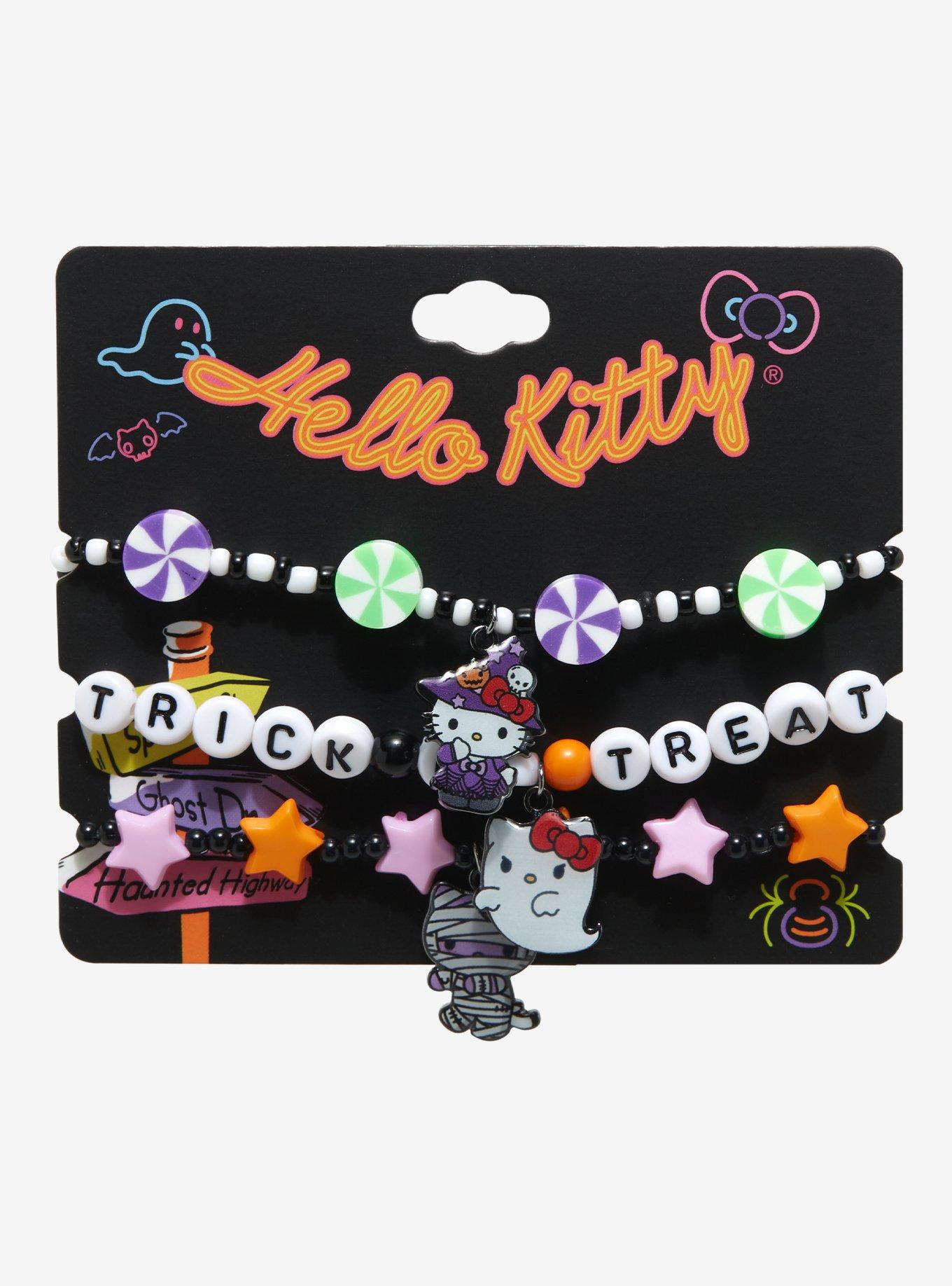 Hello Kitty Halloween Beaded Bracelet Set, , hi-res