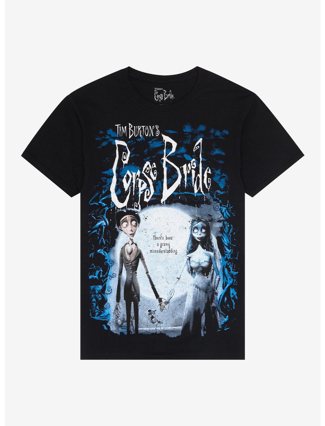 Corpse Bride Jumbo Poster T-Shirt, BLACK, hi-res