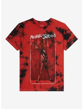 Michael Jackson Thriller Tie-Dye Boyfriend Fit Girls T-Shirt, , hi-res