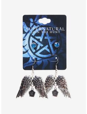 Supernatural Castiel Wings Earring Set, , hi-res