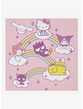 Hello Kitty And Friends Rainbow Pastel Canvas Wall Art, , hi-res