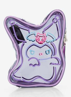 Sanrio Kuromi Ghost Outline Figural Cosmetic Bag - BoxLunch Exclusive
