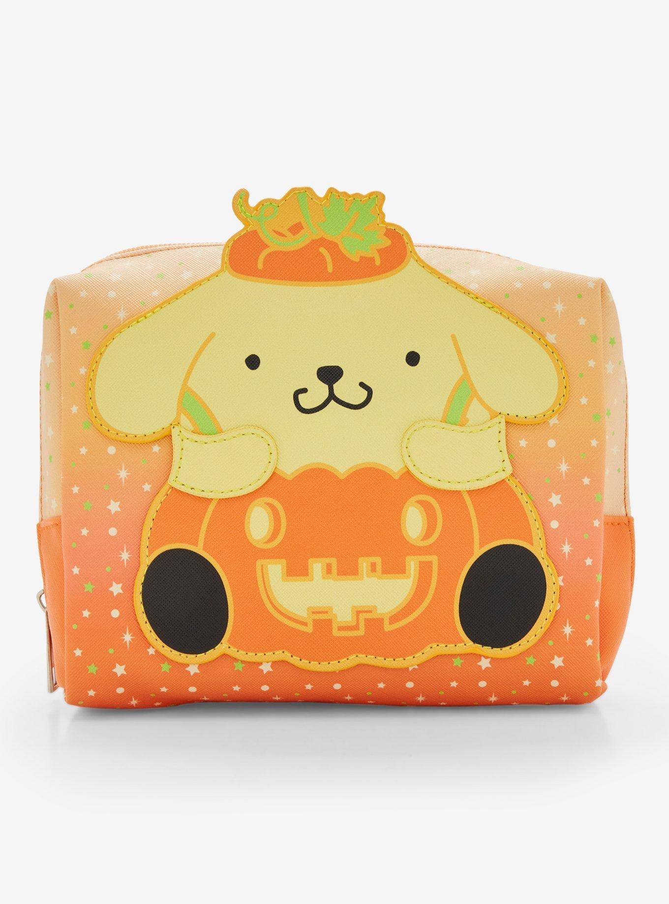 Sanrio Pompompurin Pumpkin Costume Cosmetic Bag - BoxLunch Exclusive, , hi-res