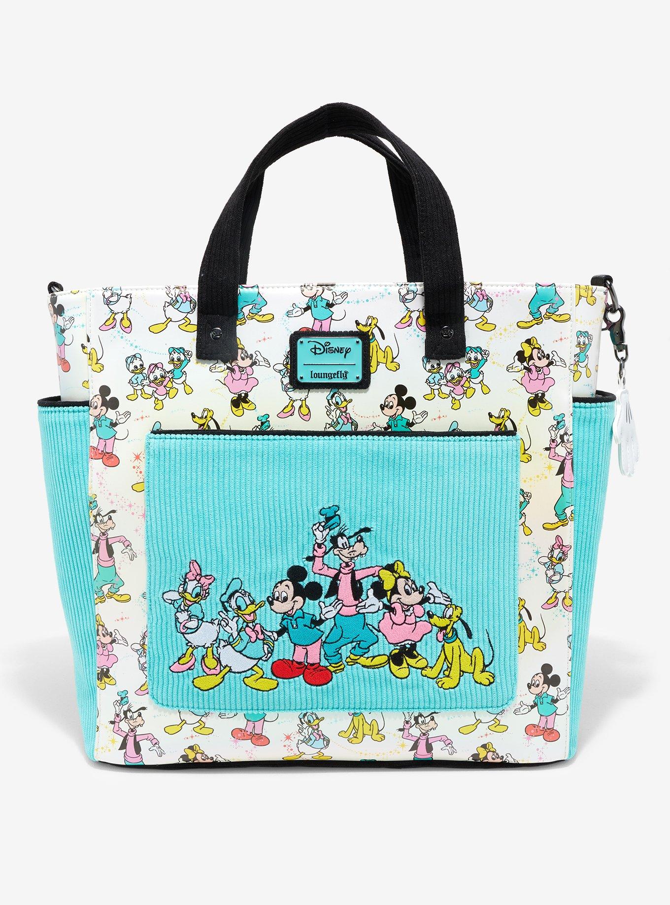 Disney Mickey and Friends Convertible Polyurethane Backpack & Tote, Multi, Moder Mickey & Friends Holiday Convertible Backpack & Tote  main image 2
