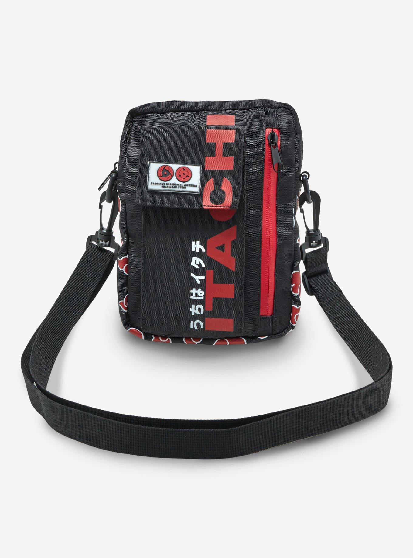 Naruto Shippuden Itachi Athletic Crossbody Bag Hot Topic