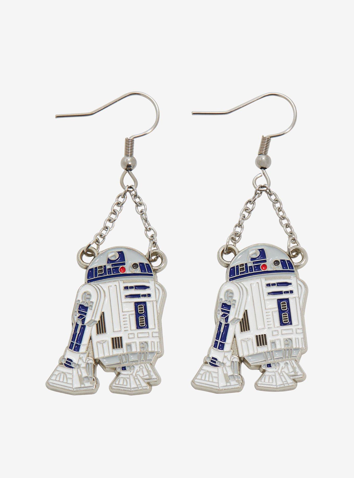 Star Wars R2-D2 Figural Earrings - BoxLunch Exclusive, , hi-res