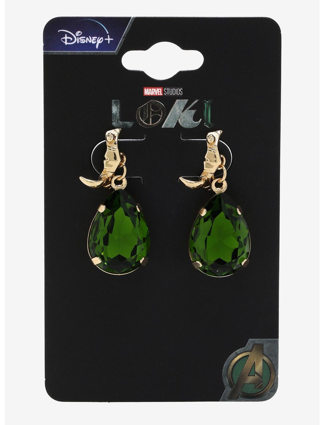 Marvel Loki Sylvie Crown Earrings - BoxLunch Exclusive, , hi-res