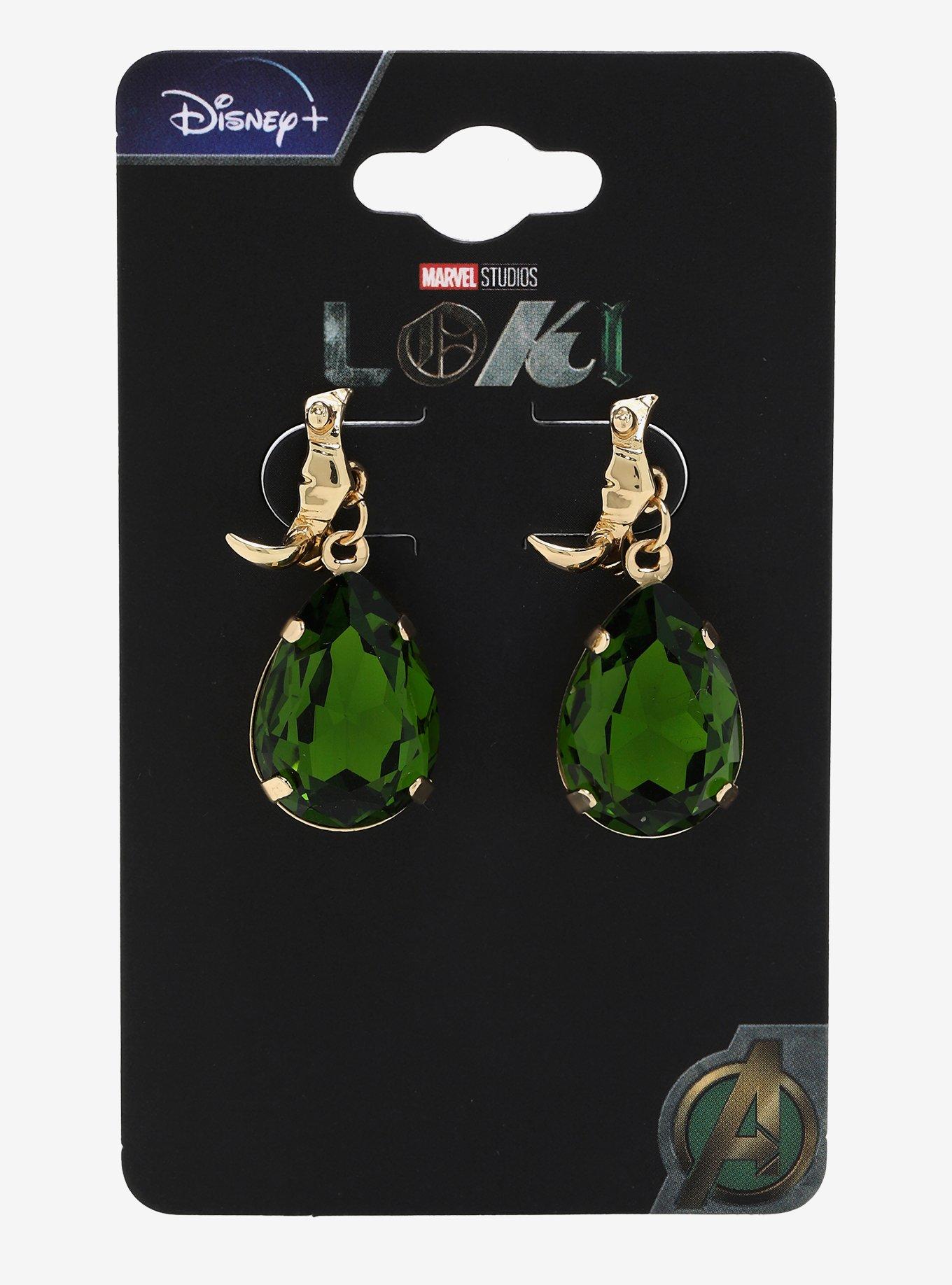 Marvel Loki Sylvie Crown Earrings - BoxLunch Exclusive, , hi-res