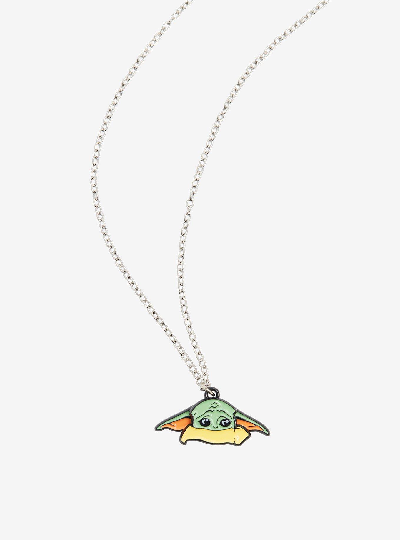 Star Wars The Mandalorian Sad Grogu Pendant Necklace, , hi-res
