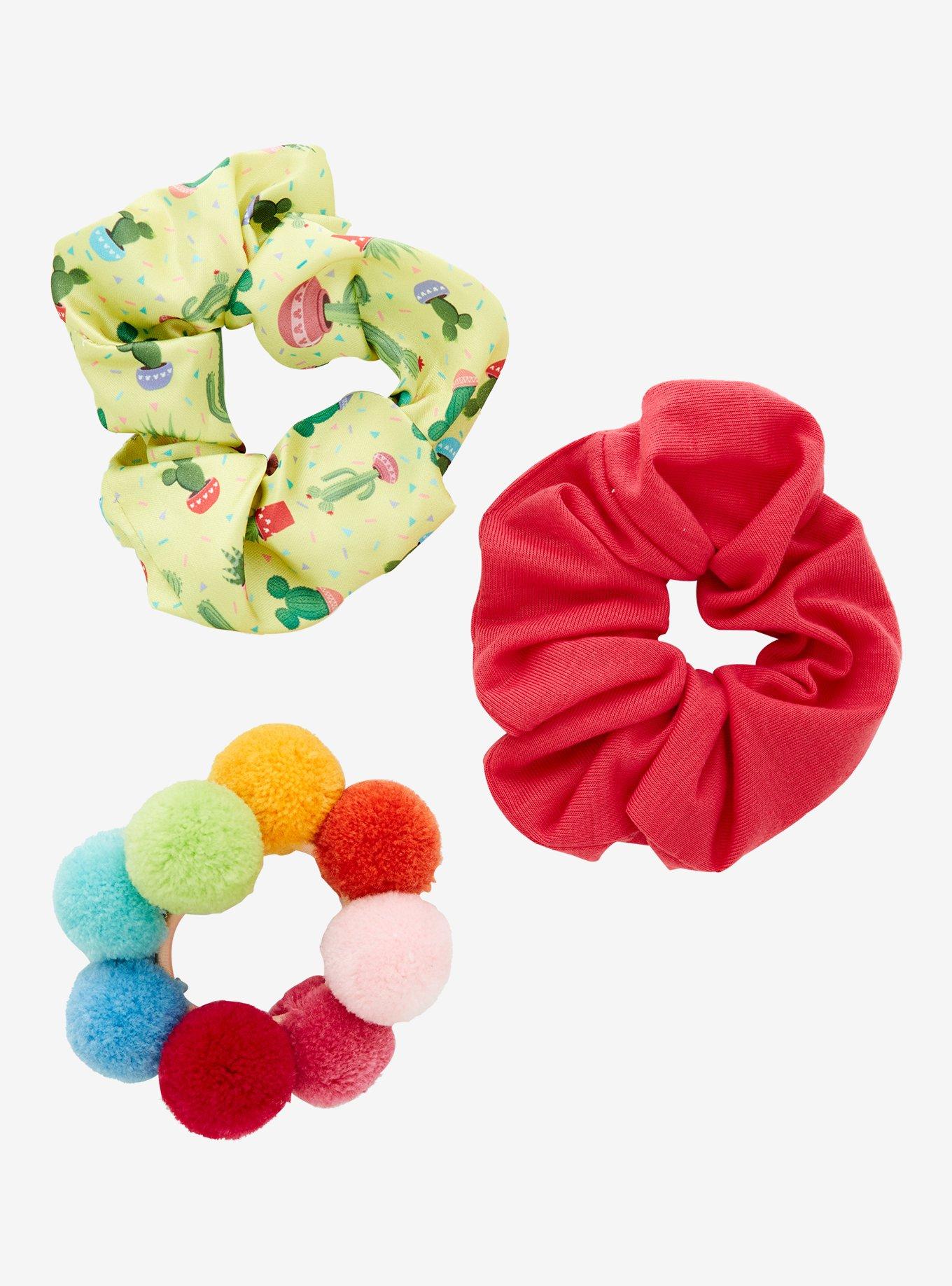 Disney Mickey Mouse Cactus Scrunchy Set - BoxLunch Exclusive, , hi-res