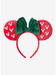 Disney Minnie Mouse Pearl Ears Headband - BoxLunch Exclusive, , hi-res