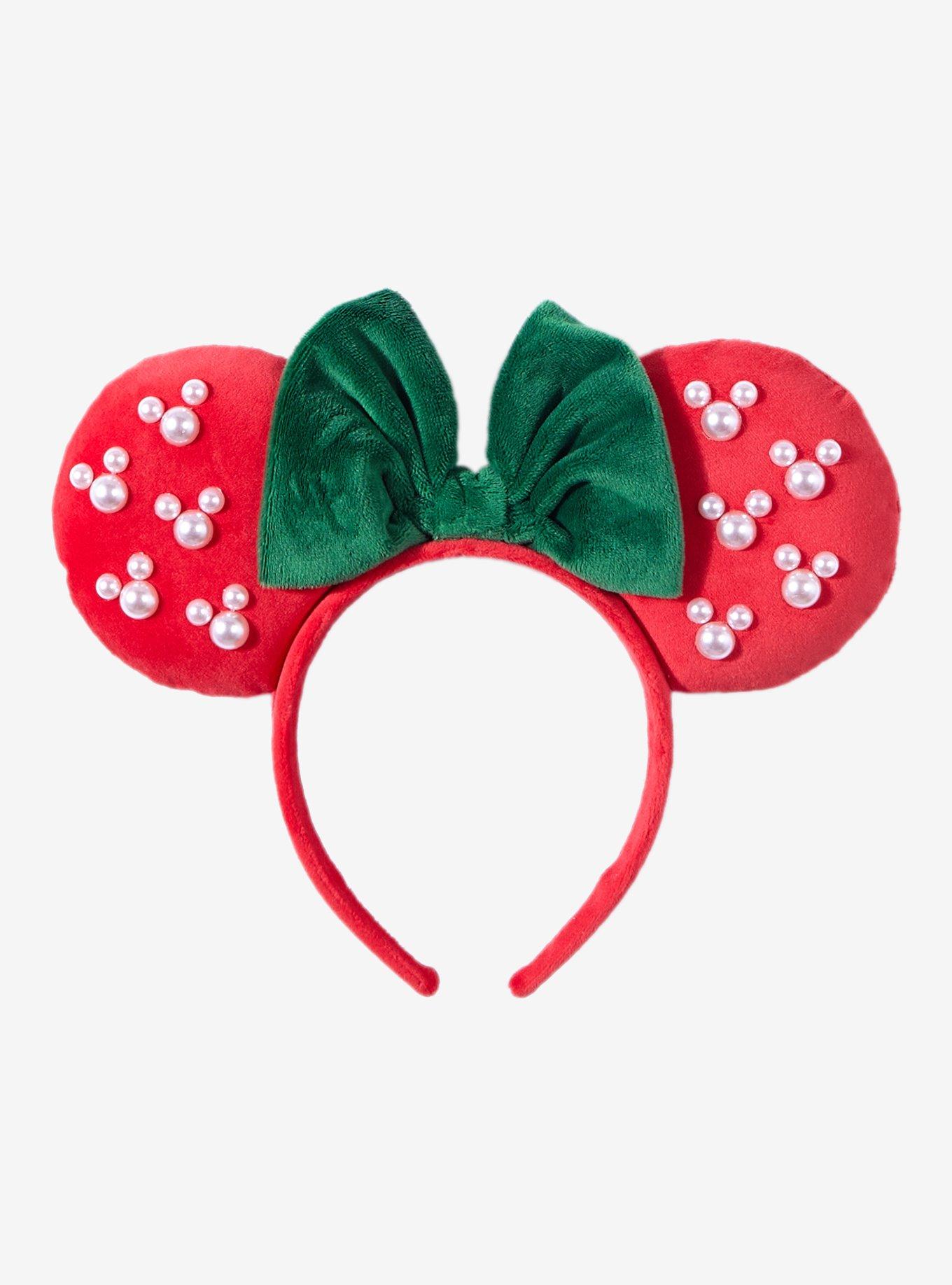 Ear Headband: Minnie Mouse Red Bow (Youth)