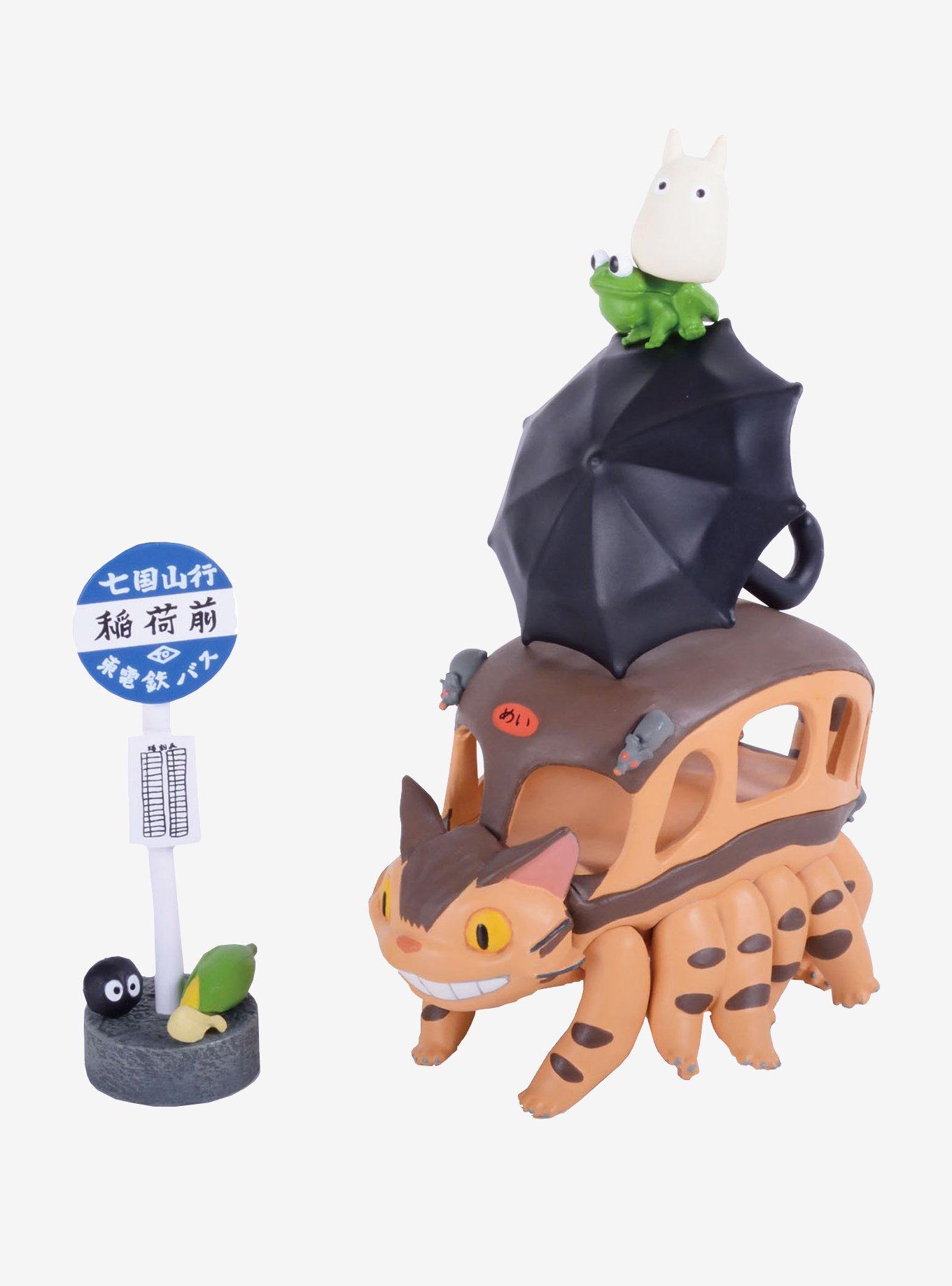 QBセット totoro@断捨離中  Studio Ghibli My Neighbor Totoro Catbus Stacking Figure Set