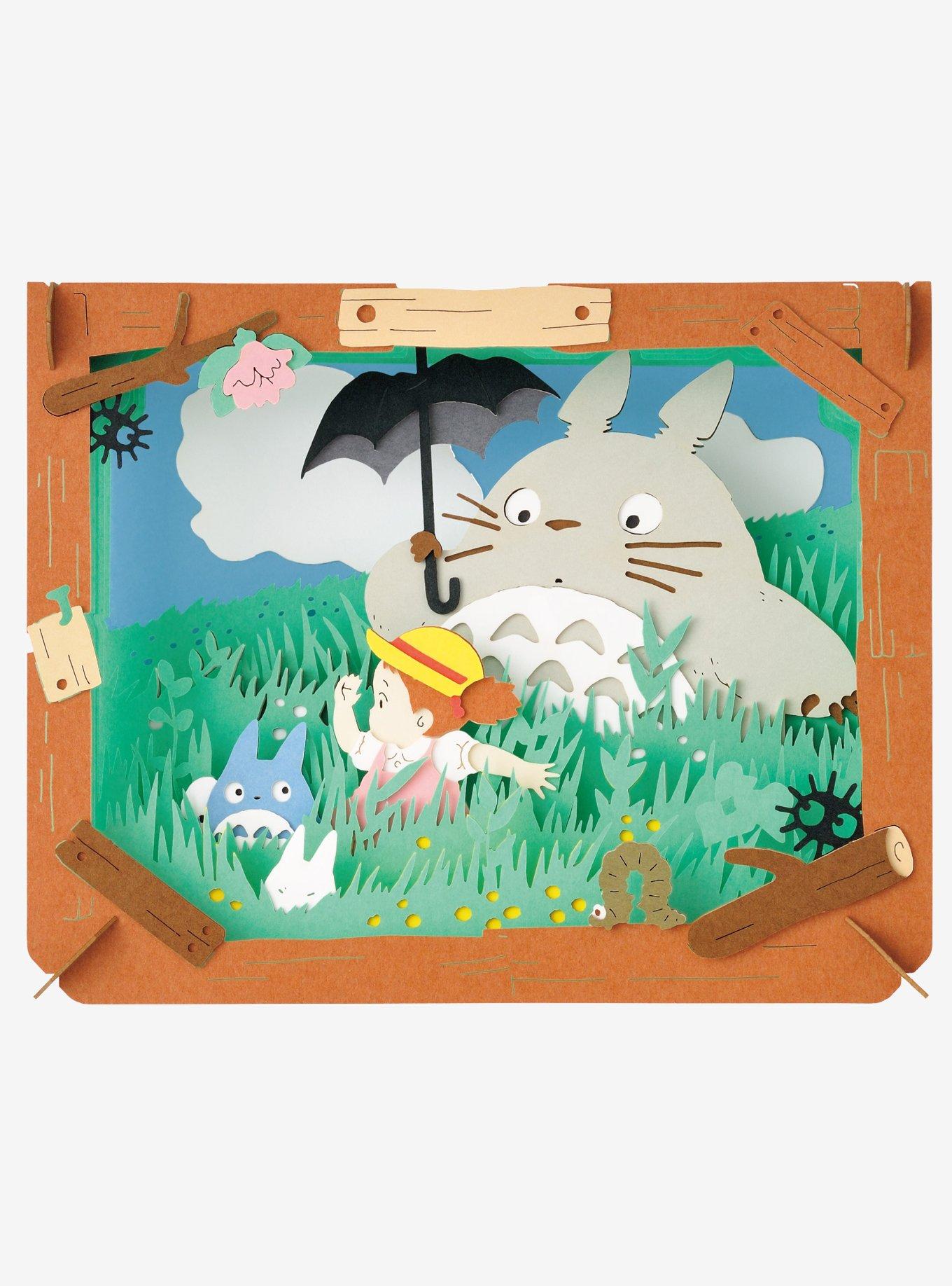 Ensky Studio Ghibli My Neighbor Totoro Mei & Totoros Flower Field Paper Theater, , hi-res