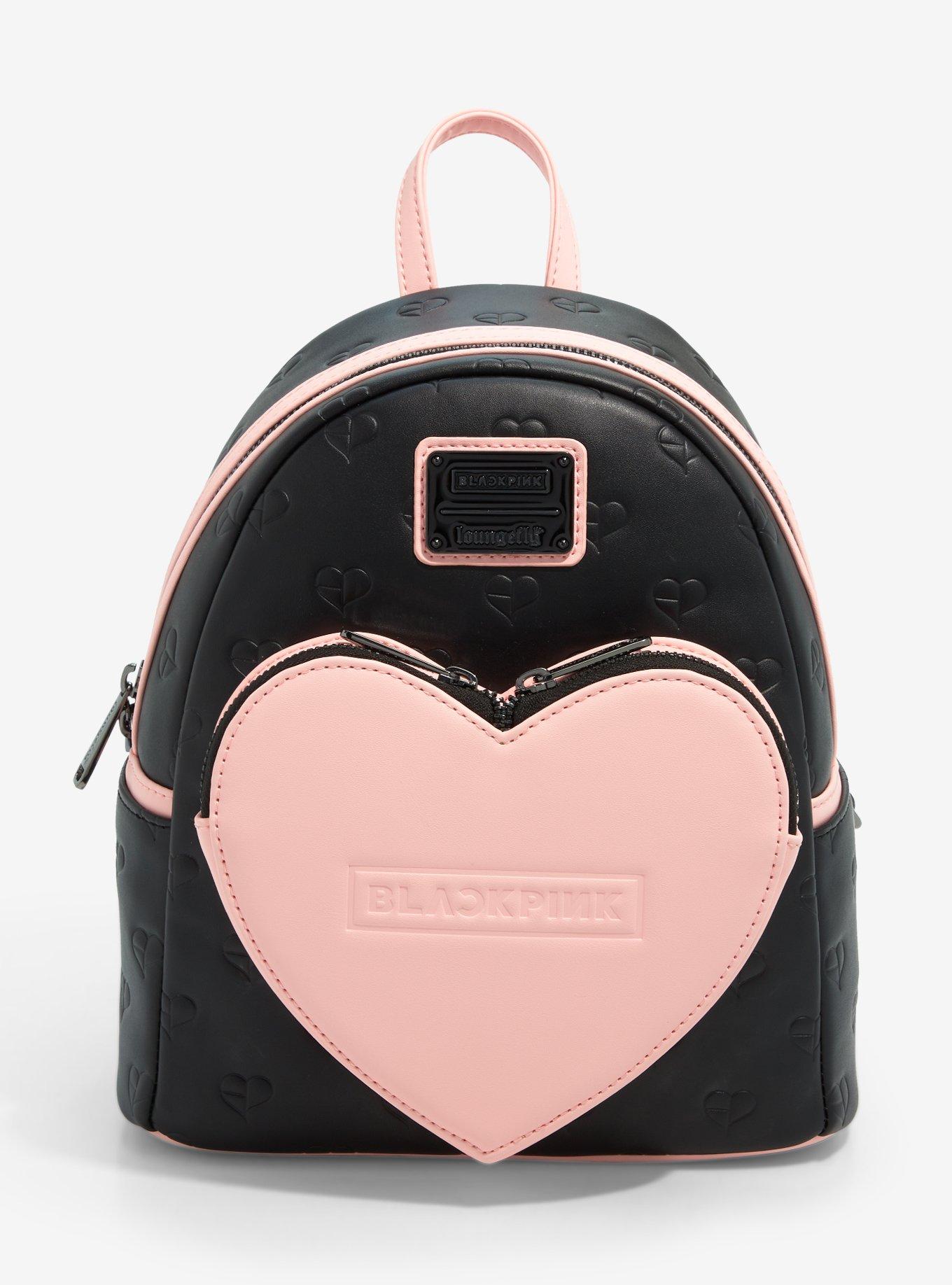 Loungefly BLACKPINK Heart Embossed Mini Backpack | Hot Topic