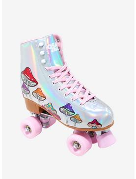 Cosmic Skates Iridescent Mushroom Roller Skates, , hi-res