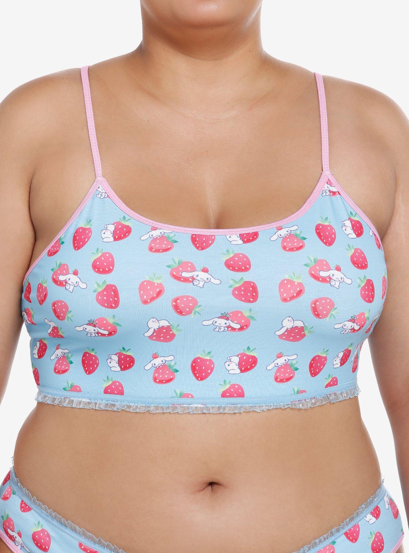 Cinnamoroll Strawberry Bralette Plus Size, MULTI, hi-res