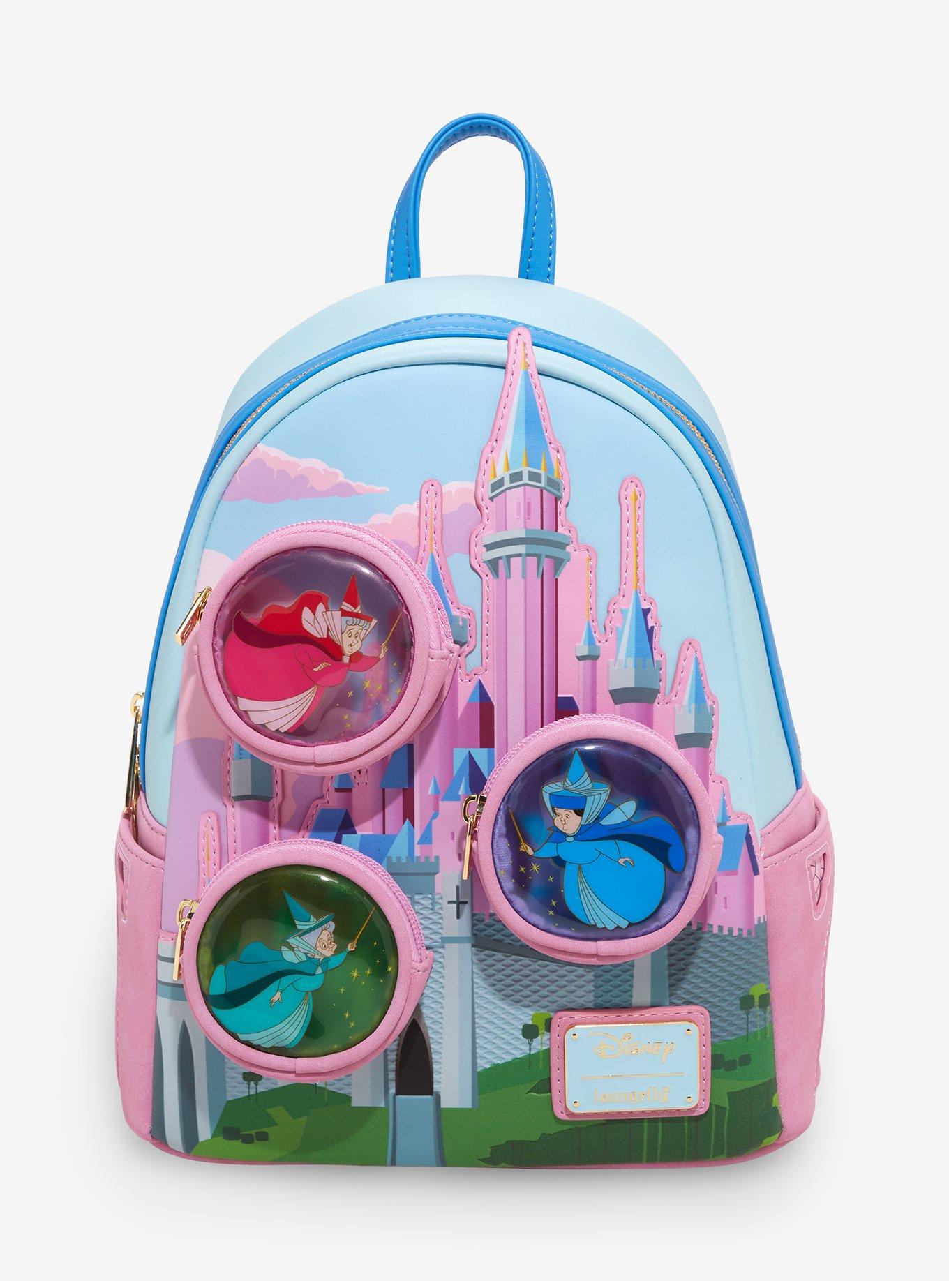 Loungefly Disney Sleeping Beauty Three Good Fairies Mini Backpack