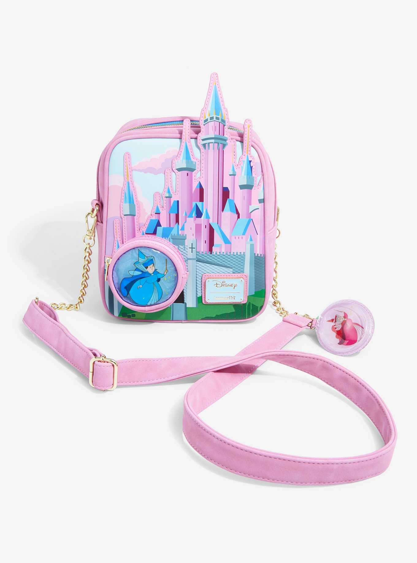 Loungefly Disney Sleeping Beauty Three Good Fairies Crossbody Bag, , hi-res