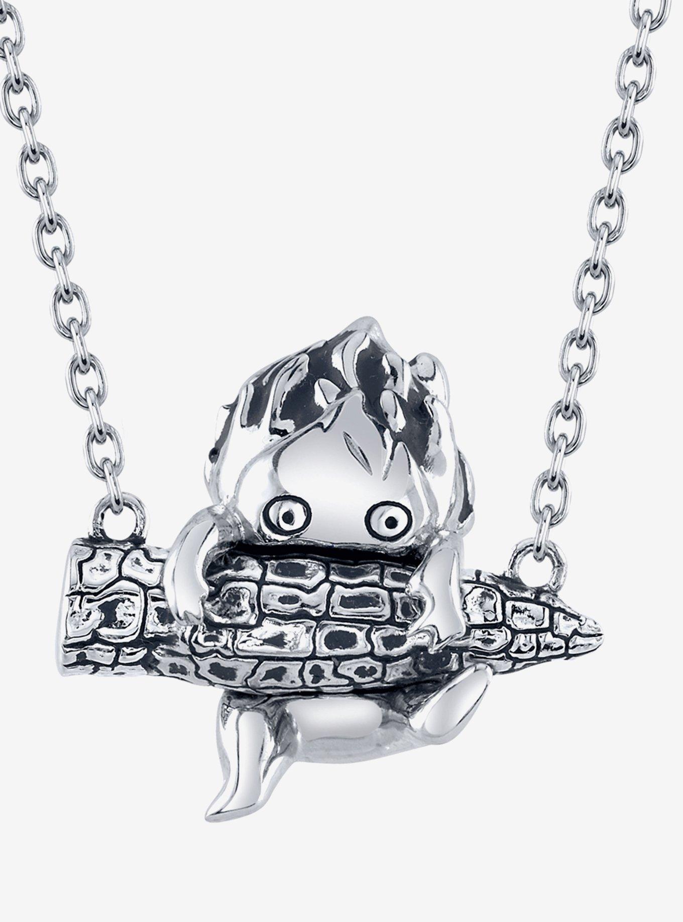 Studio Ghibli X RockLove Howl's Moving Castle Calcifer Necklace, , hi-res